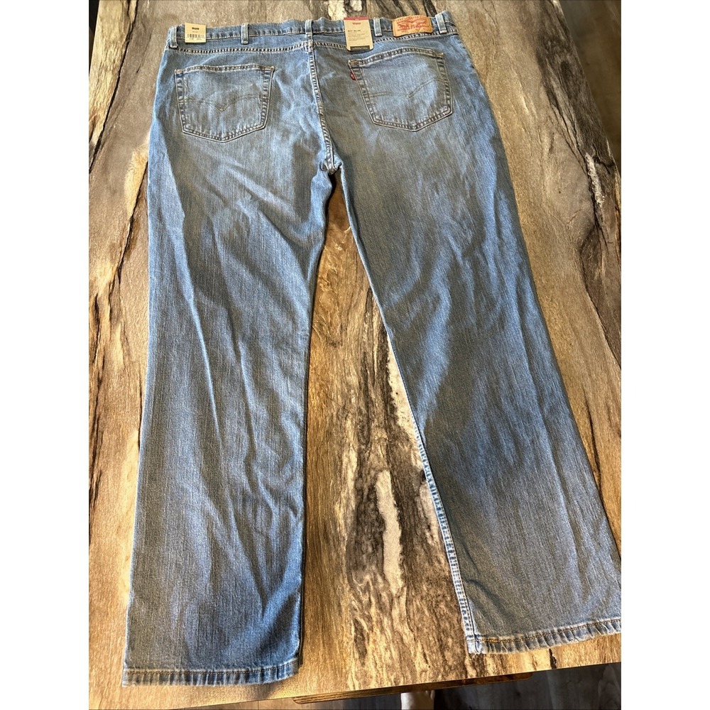 Levi's 511 Slim Fit Jeans Mens 46x34 Medium Wash Denim Pants - Picture 12 of 12